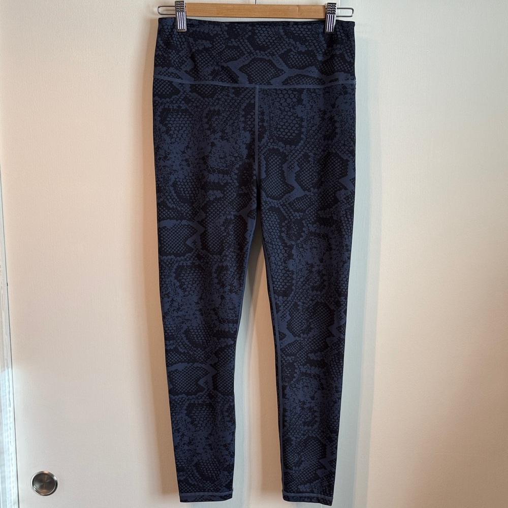Allfenix Navy Snake Print Leggings